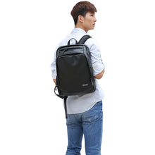 men pu leather backpack multi pockets large capacity kanken backpack business shoulder laptop bag mochilas mujer J4U66