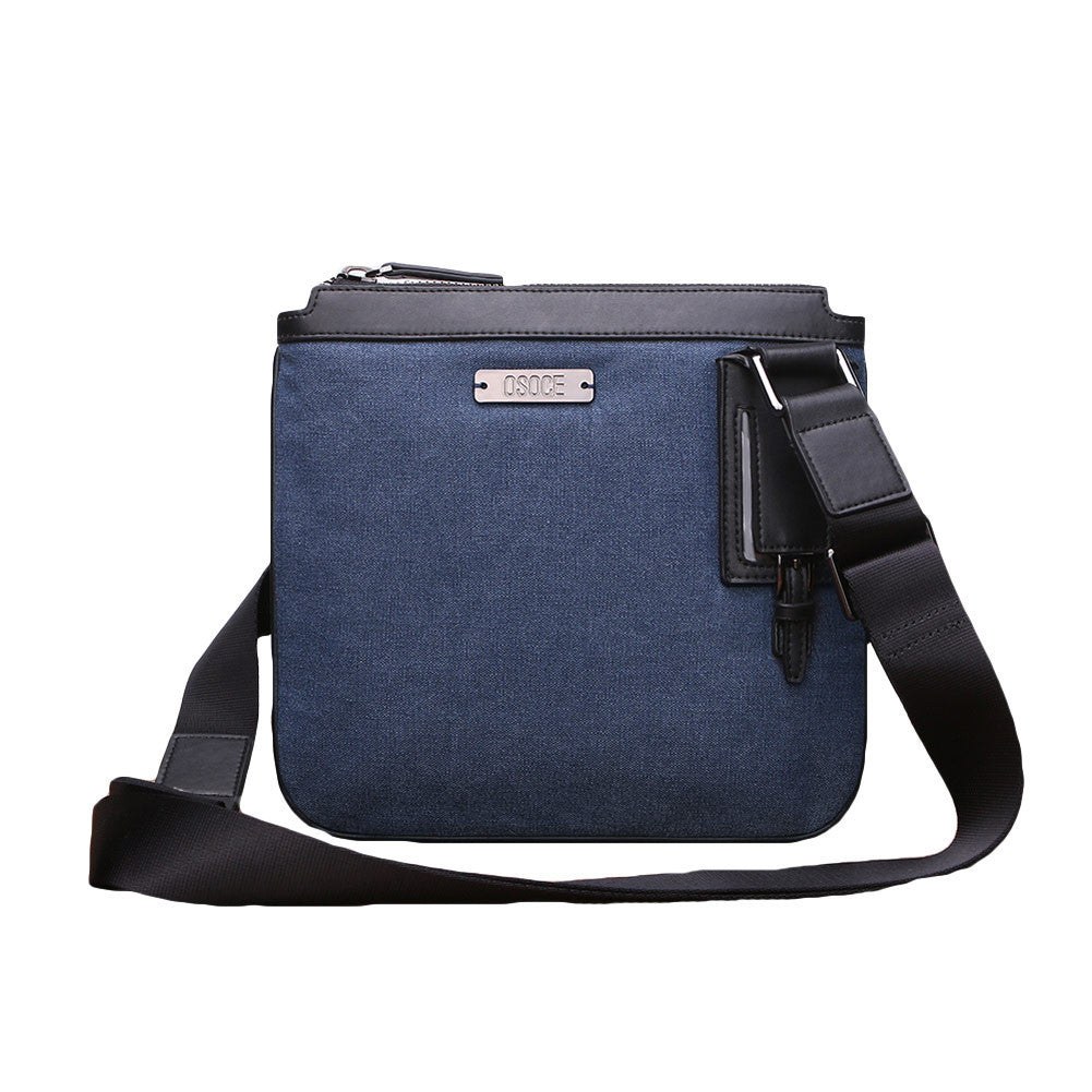 mens black bag canvas handbags adjustable strap messenger bags crossbody shoulder bag zipper handbags man J4U66