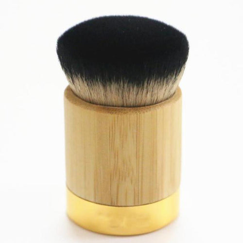 Brand makeup brushesairbuki bamboo powder foundation brush contour make up flat kabuki kit pinceis J4U66