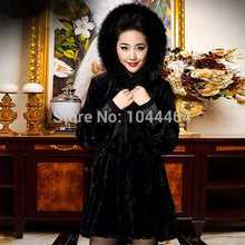 Brand Womens Jacket Fox Fur Collar Outerwear Long Parka Long Sleeve Coat Overcoat J4U66