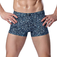 breathable underwear mens boxers shorts boxers flora print elastic waist underpants men boxer underwear panties J4U66