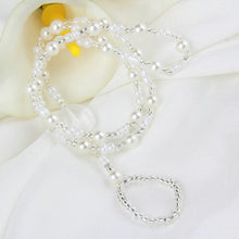 Bridal Barefoot Sandals Foot Jewelry Imitation Pearl Multi-Layer Anklet Chain Barefoot Sandal Bridal Beach Ankle Bracelet J4U66