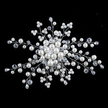 bridal wedding hair accessories pearl flower tiara de noiva headpiece crystal headband for bride women girl J4U66