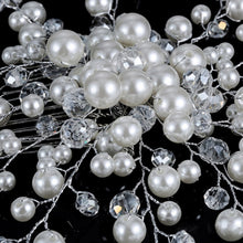 Bridal Wedding Hair Accessories Pearl Flower Tiara De Noiva Headpiece Crystal Headband For Bride Girl J4U66