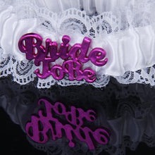 Bride To Be White Lace Garter Hen Night Party Bachelorette Bridal Shower Y1 J4U66