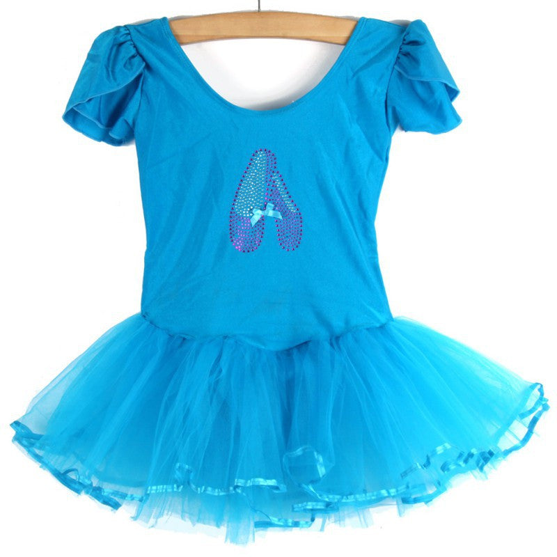 Brief Solid Girls Kids Baby Candy Color Tutu Dress Dance Costumes Ballet Dancewear New Y46  J4U66