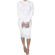 Brief Women's Long Sleeve Bandage Bodycon Dress Party Slim Dresses  J4U66