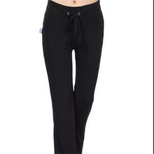 Bright Multicolor Pants Women Drawstring Loose Wide Leg Pants Women Solid Full Length Fitness Pants J4U66