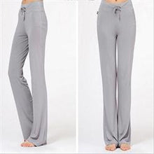 Bright Multicolor Pants Women Drawstring Loose Wide Leg Pants Women Solid Full Length Fitness Pants J4U66