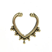 Bronze Nose Hoop Ring Sexy Fake Septum Nose Rings Faux Piercing Nose Studs Body Jewelry Gold Silver J4U66