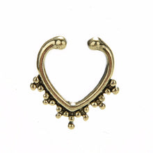 Bronze Nose Hoop Ring Sexy Fake Septum Nose Rings Faux Piercing Nose Studs Body Jewelry Gold Silver J4U66