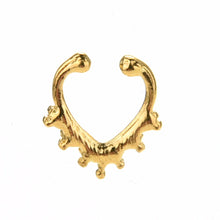 Bronze Nose Hoop Ring Sexy Fake Septum Nose Rings Faux Piercing Nose Studs Body Jewelry Gold Silver J4U66