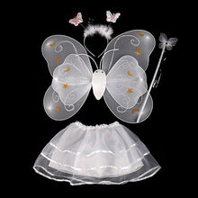 Butterfly Wing Wand Headband Tutu Skirts Cosplay Costume For Fairy Girl Kids Skirt J4U66
