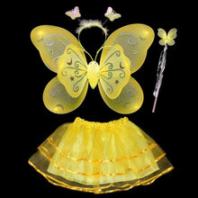 Butterfly Wing Wand Headband Tutu Skirts Cosplay Costume For Fairy Girl Kids Skirt J4U66