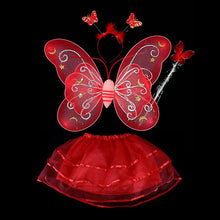 Butterfly Wing Wand Headband Tutu Skirts Cosplay Costume For Fairy Girl Kids Skirt J4U66