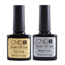 CNHIDS 2pc , Top coat, + Base coat, Uv Gel Nail Polish Primer untuk dekorasi Nail Art Manicure For 's Nail Art J4U66