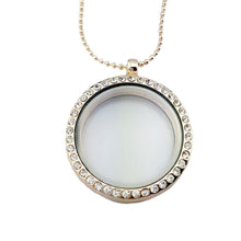 Can Open Memory Living Magnet Glass Floating Locket Pendant Necklace For Women Fine Jewelry S 4 Colors Women Necklace J4U66