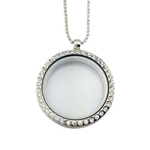 Can Open Memory Living Magnet Glass Floating Locket Pendant Necklace For Women Fine Jewelry S 4 Colors Women Necklace J4U66