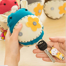 Cartoon Keyring Bag Keychain Handbag Holder Key Ring Storage Cover s J4U66
