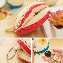 Cartoon Keyring Bag Keychain Handbag Holder Key Ring Storage Cover s J4U66