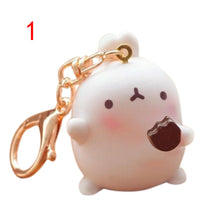 Cartoon Otato Bunny Decor Fat Rabbit Keychain Keyring Bag Gift Pendant Key Chain J4U66