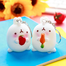 Cartoon Otato Bunny Decor Fat Rabbit Keychain Keyring Bag Gift Pendant Key Chain J4U66