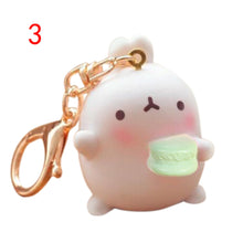 Cartoon Otato Bunny Decor Fat Rabbit Keychain Keyring Bag Gift Pendant Key Chain J4U66