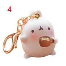 Cartoon Otato Bunny Decor Fat Rabbit Keychain Keyring Bag Gift Pendant Key Chain J4U66