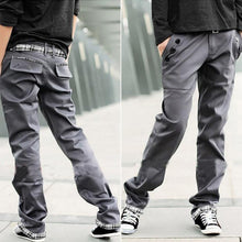 Casual Adult Menulti-colored Cotton Straight S Trousers Slim Fit Pant-XXLJFY66