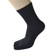 Casual Breathable Men's S Five Finger Toe Socks Solid Long Ankle Cotton Socks New PY6 J4U66