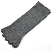 Casual Breathable Men's S Five Finger Toe Socks Solid Long Ankle Cotton Socks New PY6 J4U66