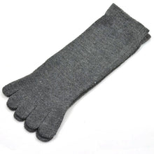 Casual Breathable Men's S Five Finger Toe Socks Solid Long Ankle Cotton Socks New PY6 J4U66