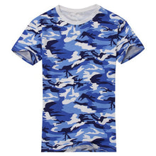Casual Camouflage T-shirt Men Cotton Army Tactical Combat Military Camo Camp Fashion Tee Shirt Homme J4U66