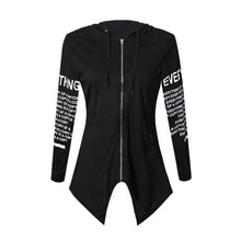 Casual Lady Swear Long Sleeve Hoodie Sweatshirt Hooded Coat Jacket Pullover J4U66