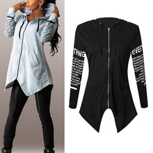Casual Lady Swear Long Sleeve Hoodie Sweatshirt Hooded Coat Jacket Pullover J4U66