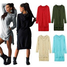 casual women dress long sleeve loose dress pockets shift dress women dress vestidos plus size 3xl J4U66