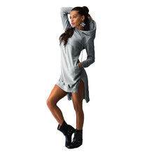 casual women dress long sleeve loose dress pockets shift dress women dress vestidos plus size 3xl J4U66