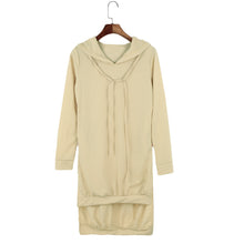 casual women dress long sleeve loose dress pockets shift dress women dress vestidos plus size 3xl J4U66