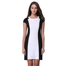 Celebrity Women Sexy Slim Sleeveless Splice Casual Dress Bodycon Dresses S-XXL J4U66