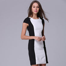 Celebrity Women Sexy Slim Sleeveless Splice Casual Dress Bodycon Dresses S-XXL J4U66