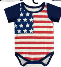 Charm Baby Boys Apparel Girls Toddlers Playsuit Newborn Flag Romper Jumpsuit J4U66