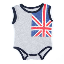 Charm Baby Boys Apparel Girls Toddlers Playsuit Newborn Flag Romper Jumpsuit J4U66