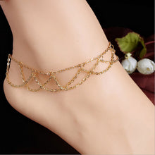Charm Gold Anklets For Women Ankle Bracelet Chain Boho Tassel Foot Chain Anklets Foot Jewelry S  J4U66