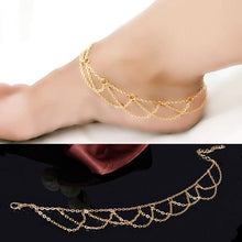 Charm Gold Anklets For Women Ankle Bracelet Chain Boho Tassel Foot Chain Anklets Foot Jewelry S  J4U66