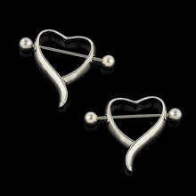 Charm Surgical Steel Love Heart Nipple Ring Shields Bar Navel Ring Body Piercing Women Jewelry Gifts  J4U66