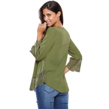 chemise femme v neck floral lace shirt women tops office shirt ladies crochet blouse blusas femininas J4U66