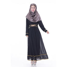 Chic Chiffon Kaftan Abaya Jilbab Islamic Muslim Women's Long Sleeve Maxi Dress New PY3 J4U66