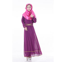 Chic Chiffon Kaftan Abaya Jilbab Islamic Muslim Women's Long Sleeve Maxi Dress New PY3 J4U66