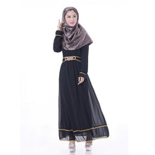 Chic Chiffon Kaftan Abaya Jilbab Islamic Muslim Women's Long Sleeve Maxi Dress New PY3 J4U66