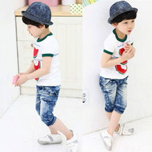 Chic Kid Toddler Tops Cozy T-Shirt Child Boys Crew Neck Watermelon Tee Shirt  J4U66